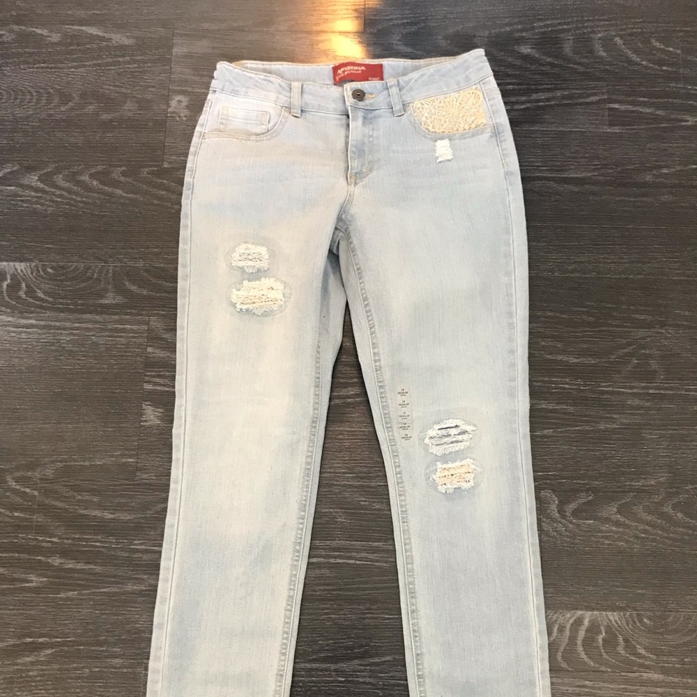 Light blue jeans